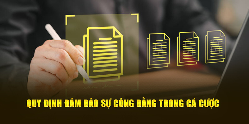 Quy định đảm bảo sự công bằng trong cá cược  