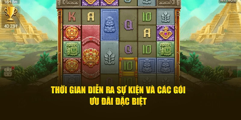 Thời gian diễn ra sự kiện và các gói ưu đãi đặc biệt 